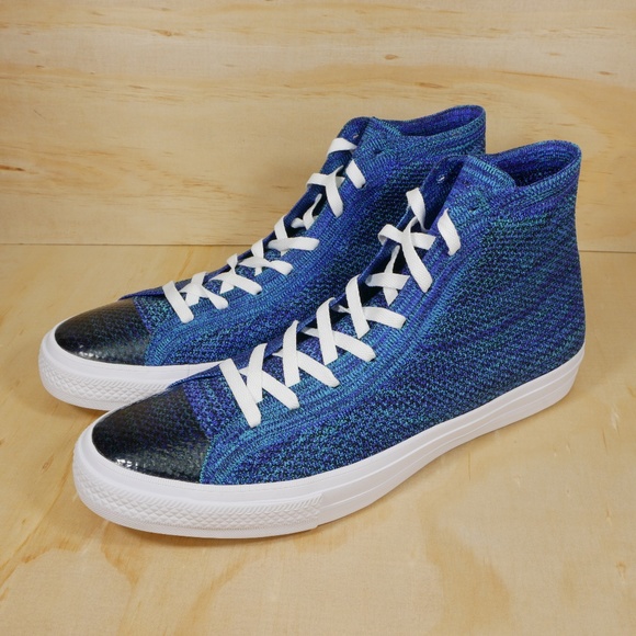 NEW Converse Chuck Taylor All Star Blue Flyknit - Picture 5 of 8